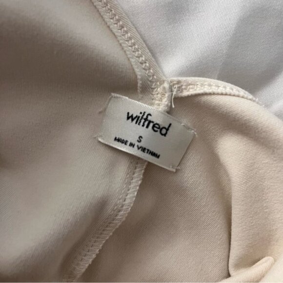 Aritzia Wilfred Floral Sheer Sleeve Blouson Bodysuit S - Picture 7 of 11